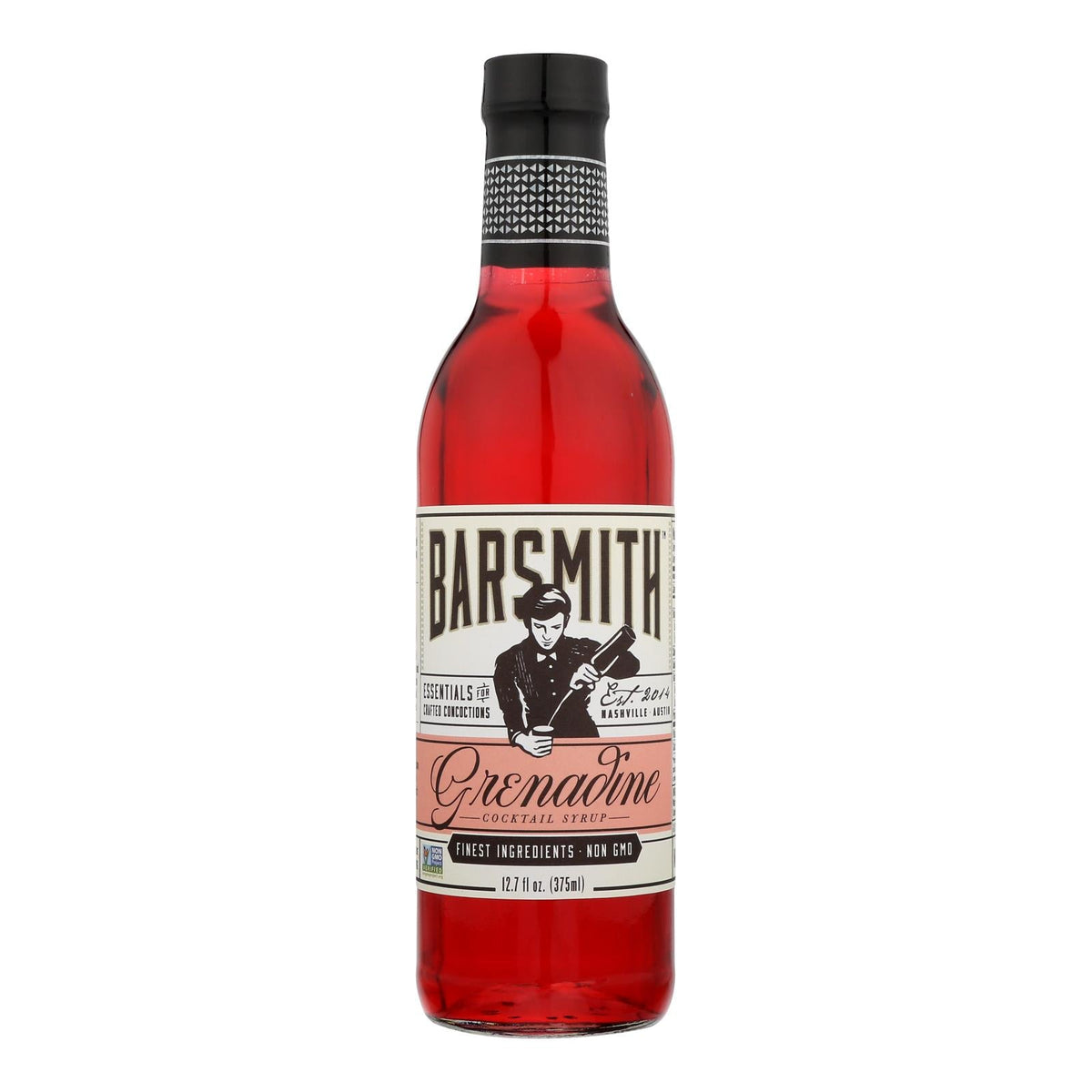 Barsmith Grenadine Cocktail Syrup, 12.7 fl oz (Case of 6)