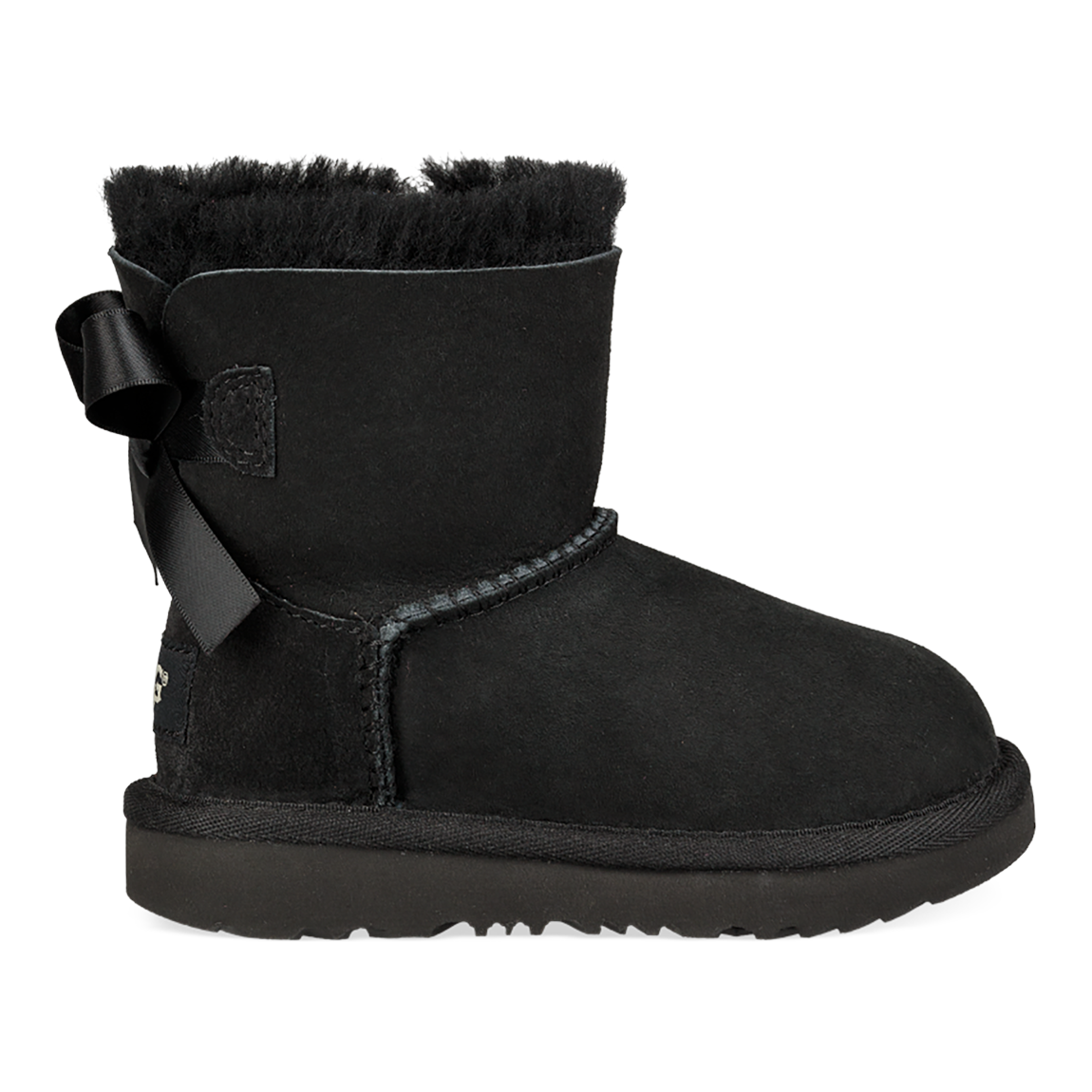 UGG Mini Bailey Bow II Toddlers' Boots — Black