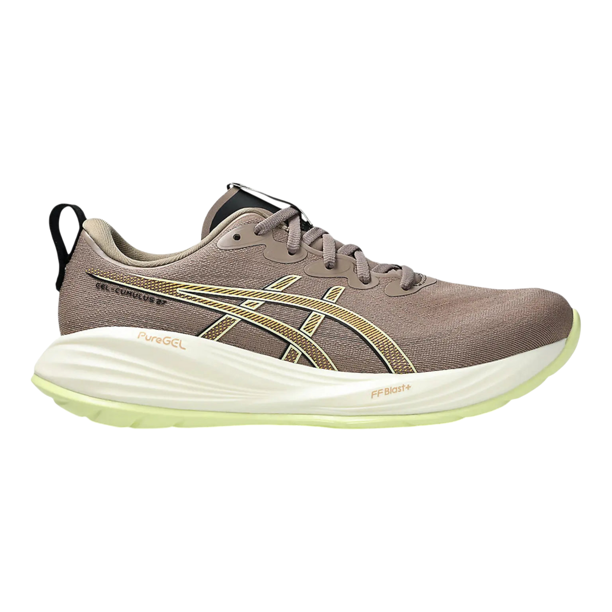 ASICS GEL-CUMULUS 27 Mens Running Shoes — Taupe Grey/Black