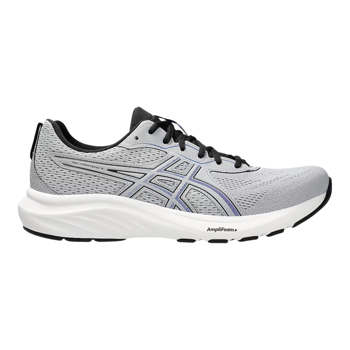 ASICS GEL-CONTEND 9 Mens Running Shoes — Piedmont Grey/Black