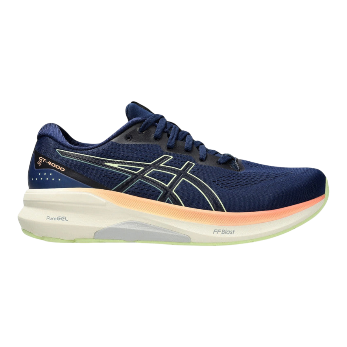 ASICS GT-4000 4 Mens Running Shoes — Blue Expanse/Cool Matcha