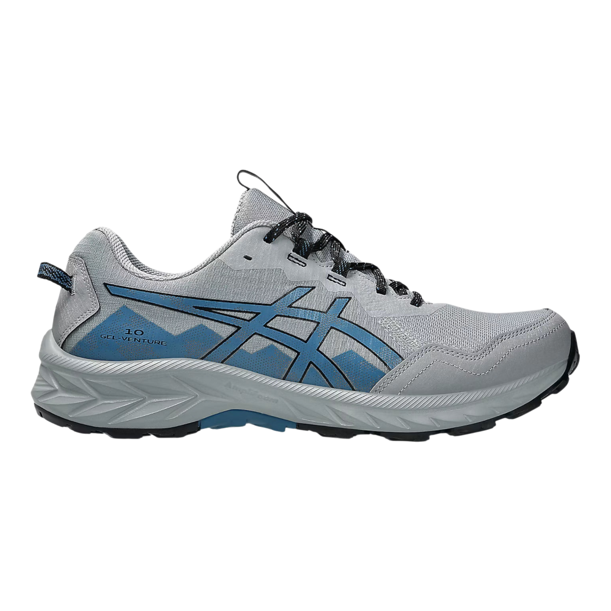 ASICS GEL-VENTURE 10 Mens Trail Running Shoes — Gravel/Winter Sea