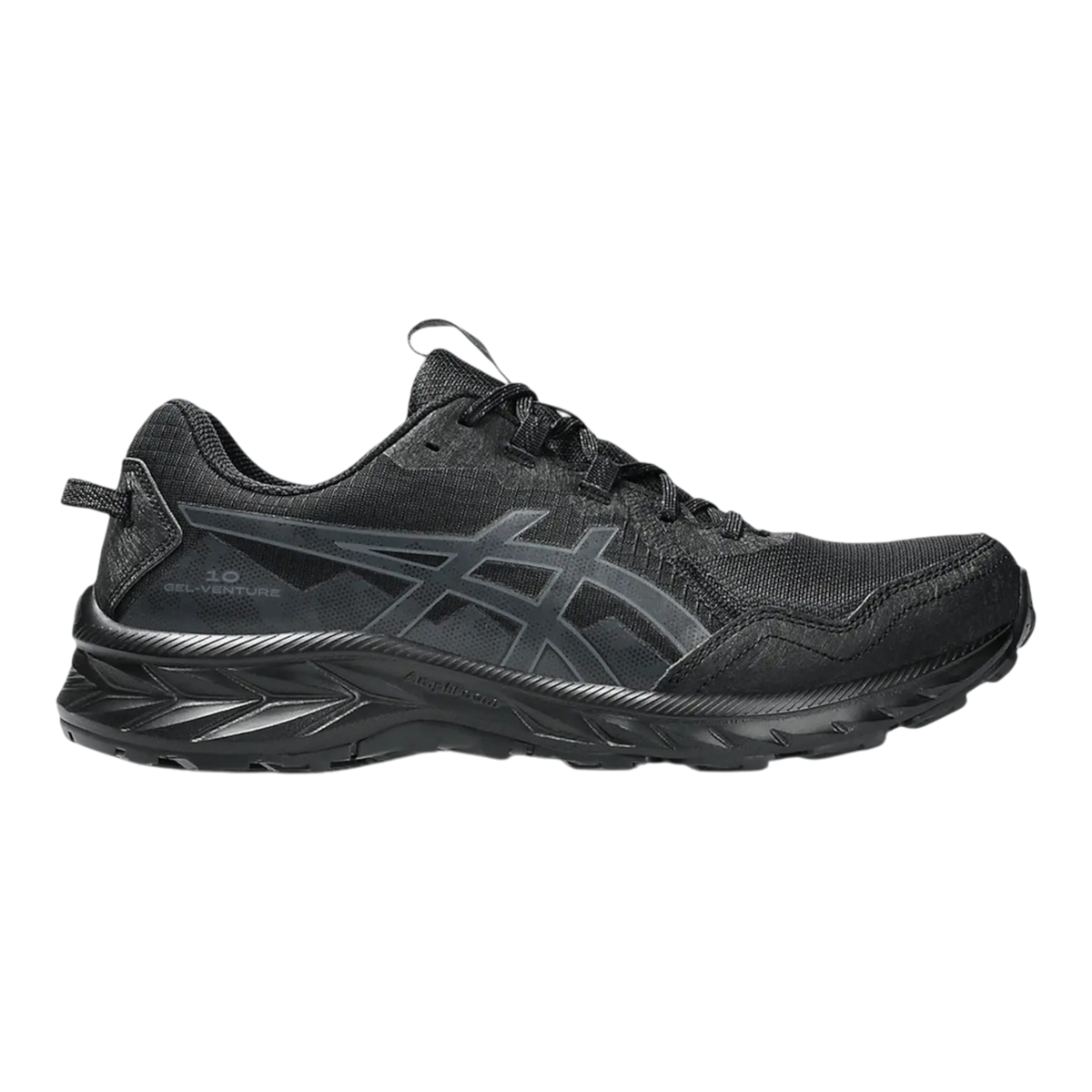 ASICS GEL-VENTURE 10 Mens Trail Running Shoes — Black/Graphite Grey