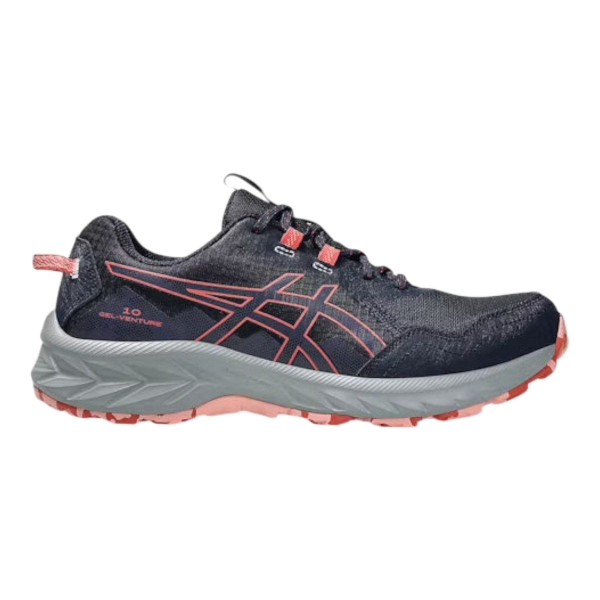 ASICS GEL-VENTURE 10 Wide Womens Trail Running Shoes — Midnight/Indigo Fog