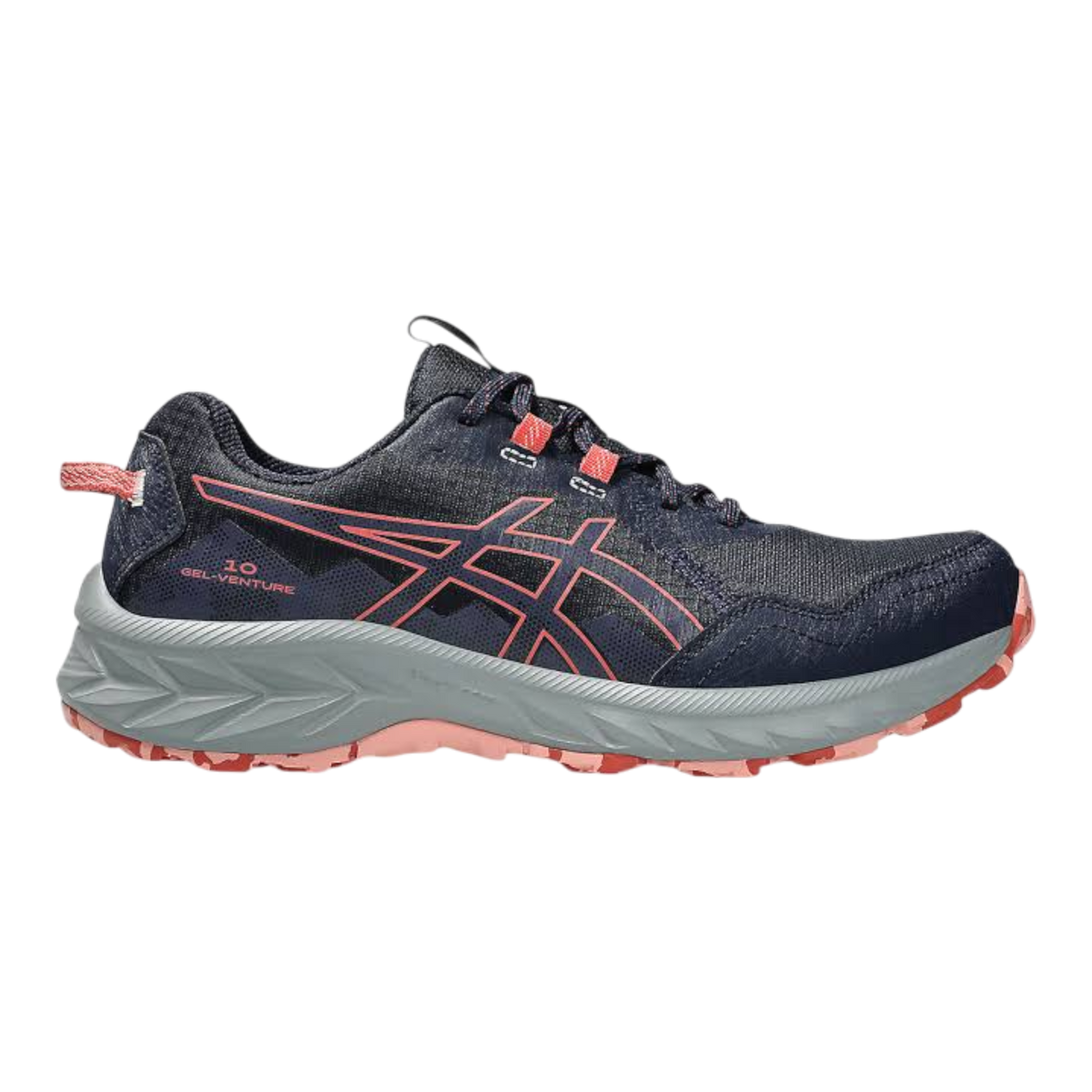 ASICS GEL-VENTURE 10 Womens Trail Running Shoes — Midnight/Indigo Fog