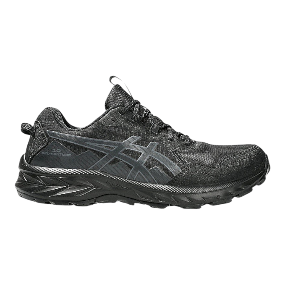 ASICS GEL-VENTURE 10 Womens Trail Running Shoes — Black/Graphite Grey