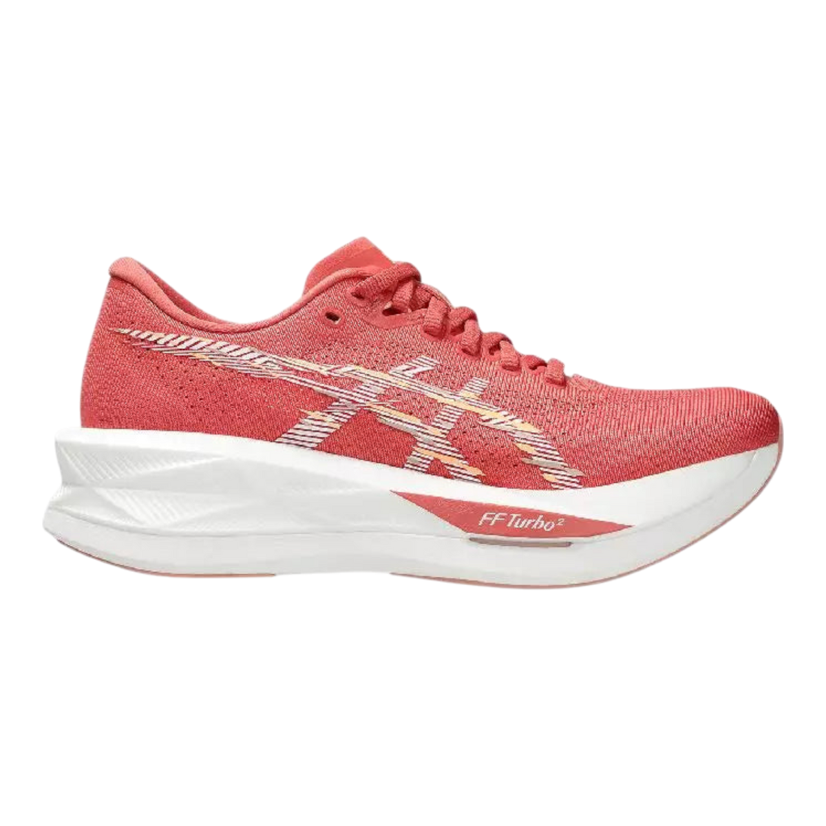 ASICS SONICBLAST Womens Running Shoes — Dark Pink Clay/White