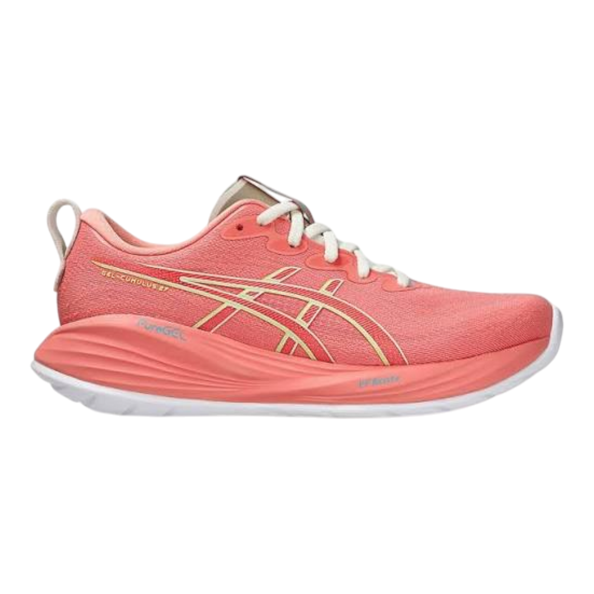 ASICS GEL-CUMULUS 27 Womens Running Shoes — Guava/Lime Green