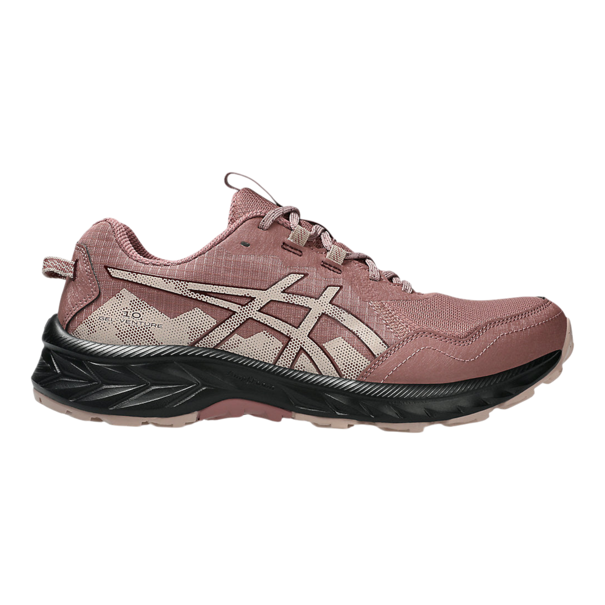 ASICS GEL-VENTURE 10 Womens Trail Running Shoes — Rubble Red/Fawn