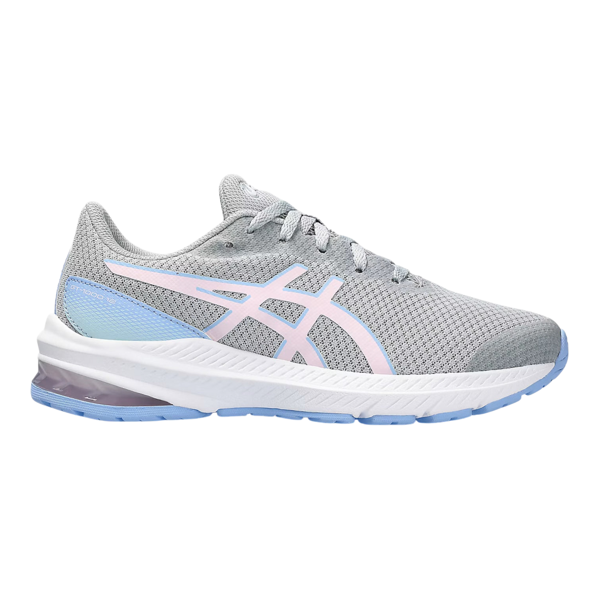 ASICS GT-1000 12 Little Kids (PS) Sneakers — Piedmont Grey/Cosmos Mesh Low-Top