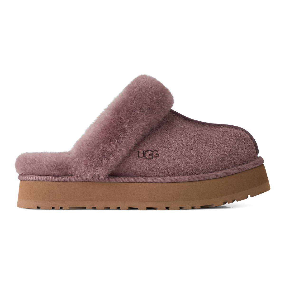 UGG Disquette Womens Platform Slippers — Portobello Suede
