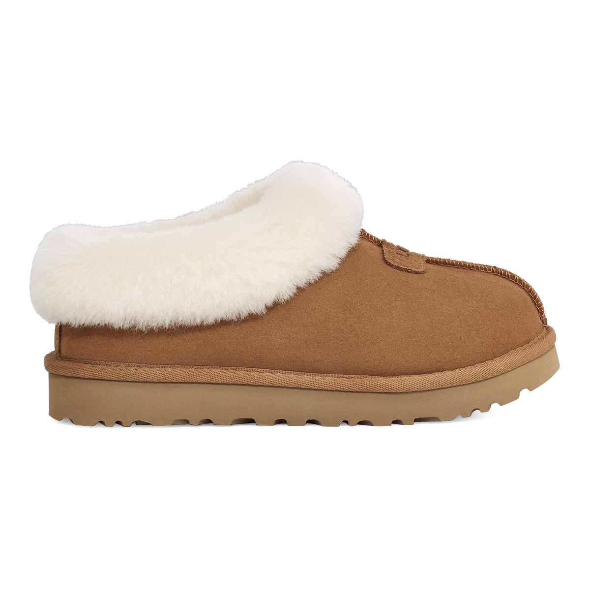 UGG Tazzette Womens Platform Slippers — Chestnut Suede