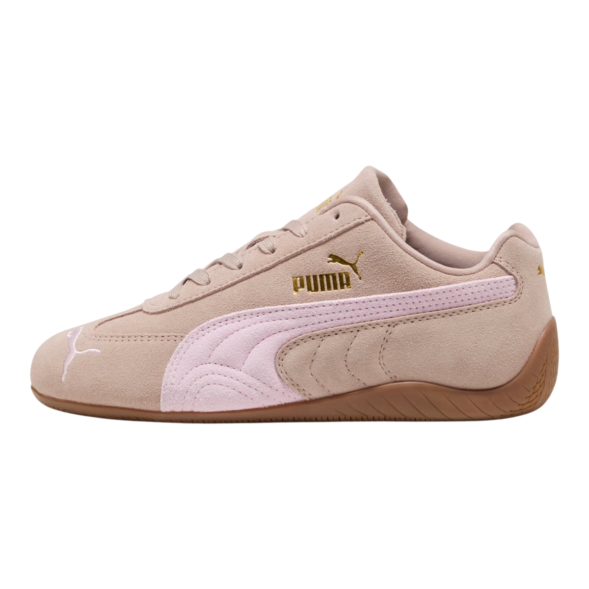 PUMA Speedcat OG Big Kids (GS) Sneakers — Rose Latte/Pearl Pink Suede Low-Top
