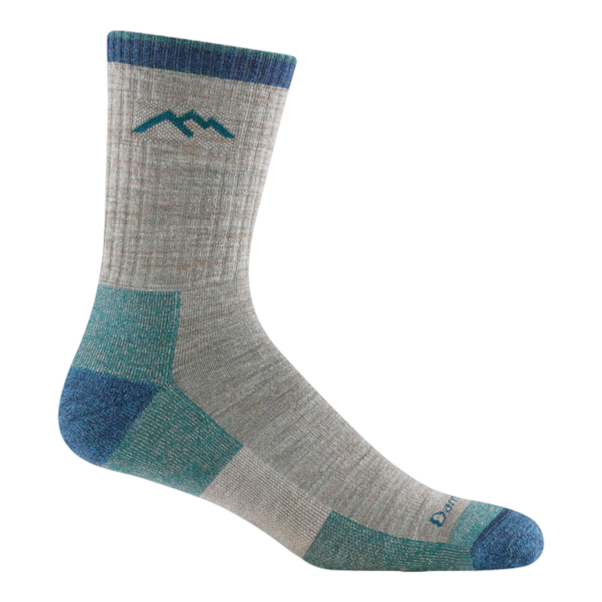 Darn Tough Hiker Micro Crew Midweight Cushion Mens Socks — Rye