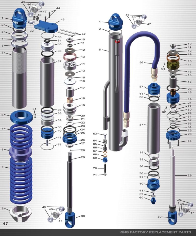 King Shocks Shaft Spacer Internal .875 x 1.940 x .250 - View 2