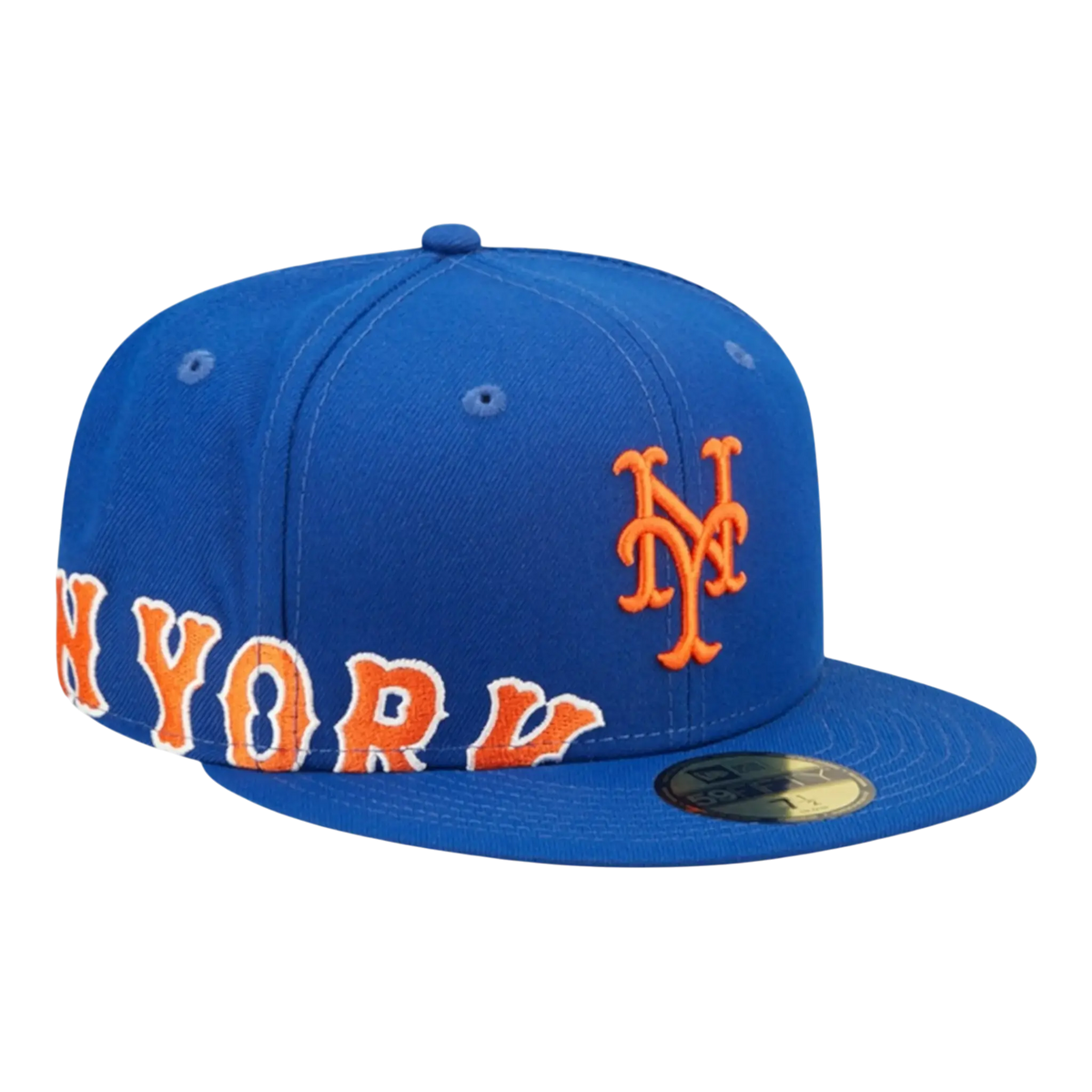 New Era New York Mets Sidesplit Men's Fitted Hat — Blue