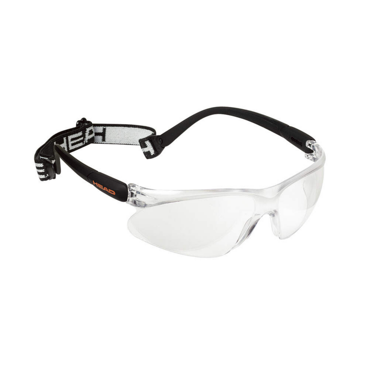 Head goggles for racquet sports tennis and racquetball
