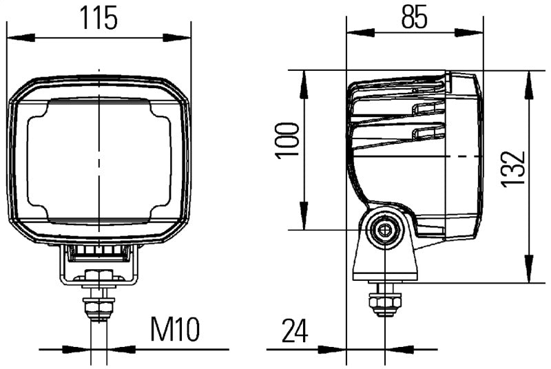Hella Work Lamp Wa 0Gr Md1224 Dt Ub 1Ga - View 5