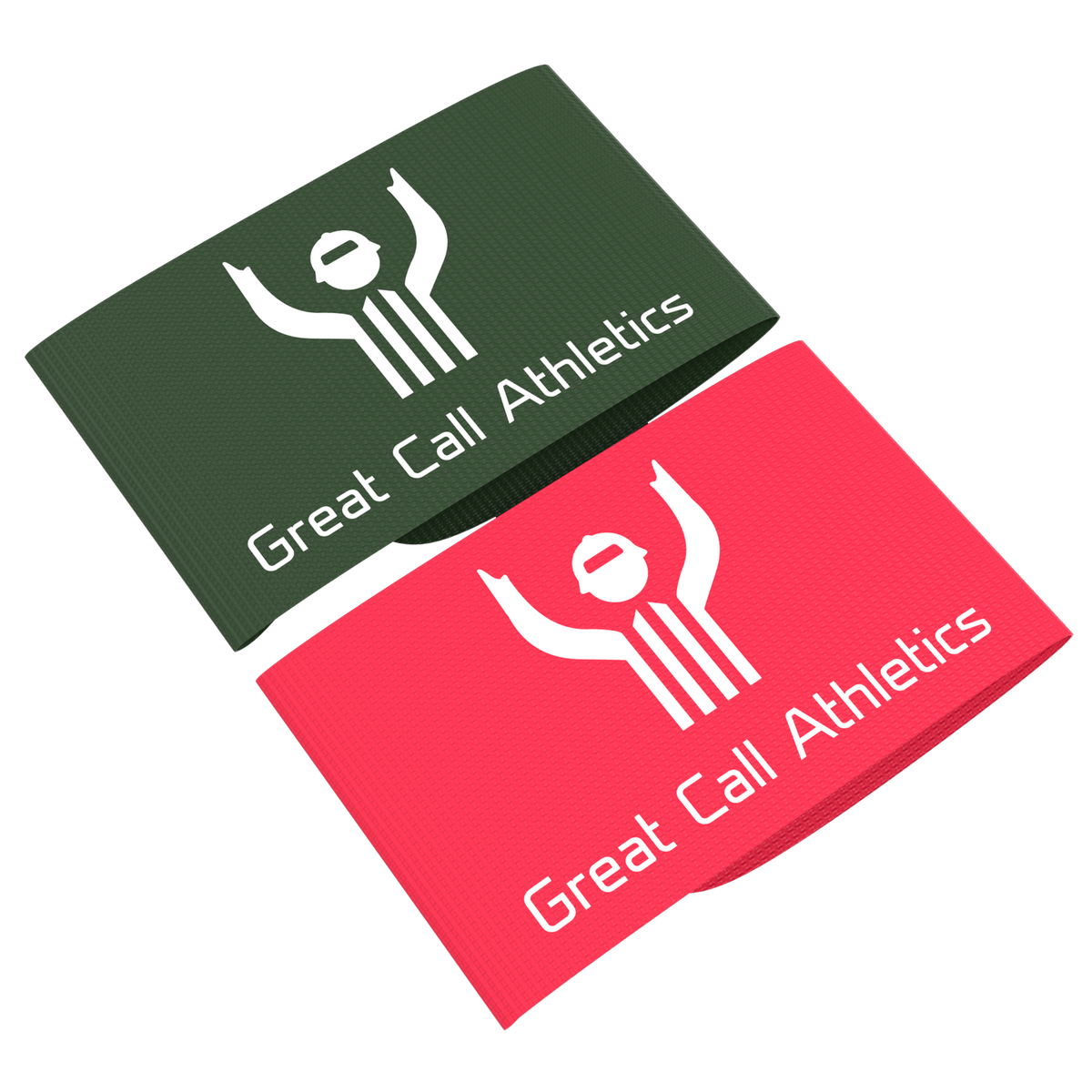 Great Call Athletics red and green wrestling ankle bands - product view 7