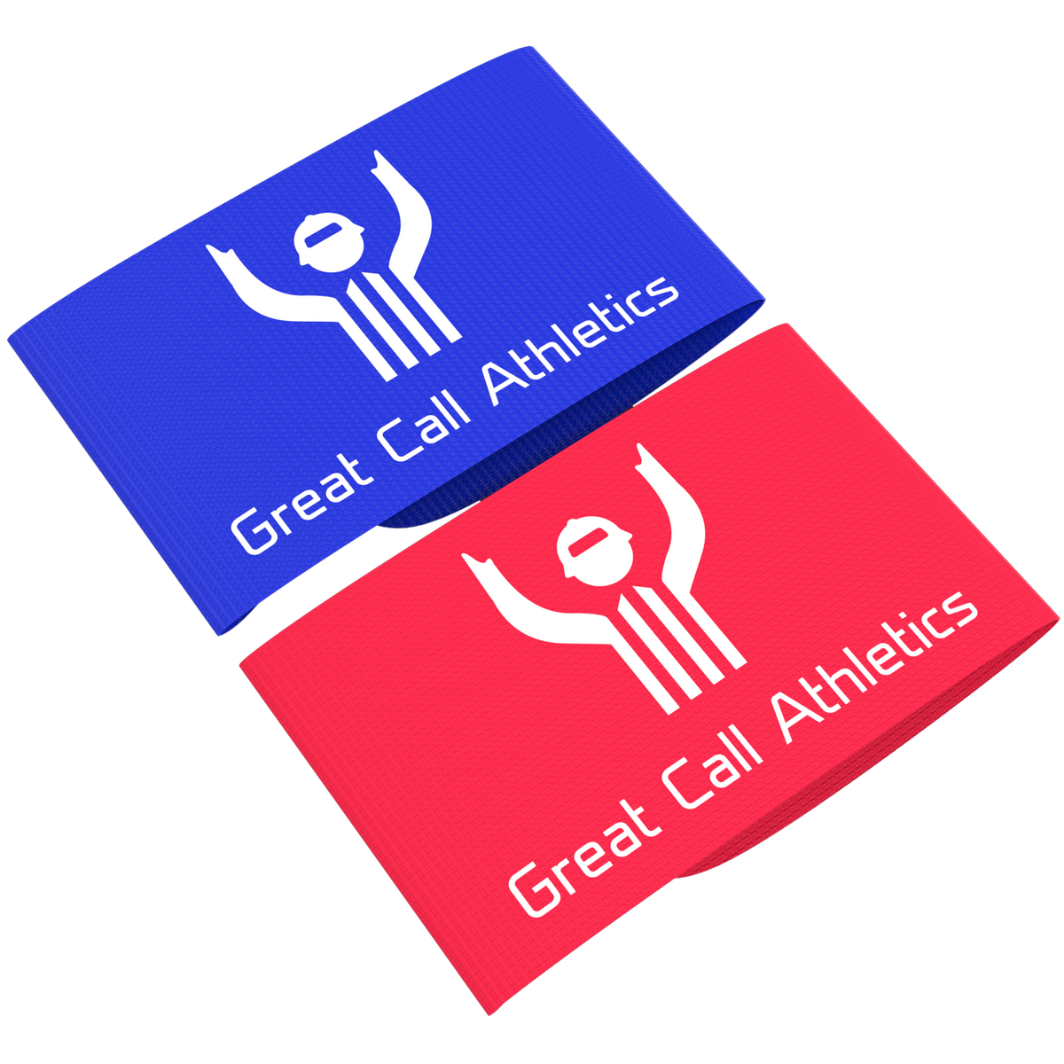 Great Call Athletics red and blue wrestling ankle bands - product view 7
