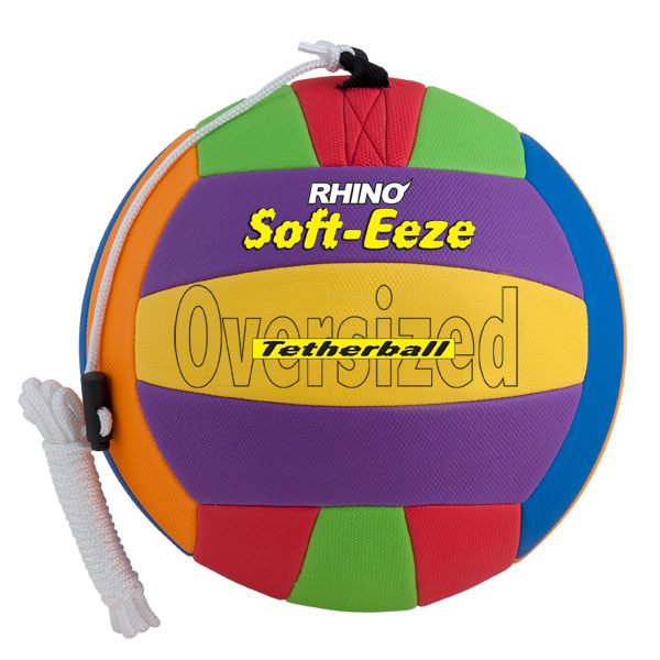 Rhino Soft Eeze Tetherball in 10 in - Front View