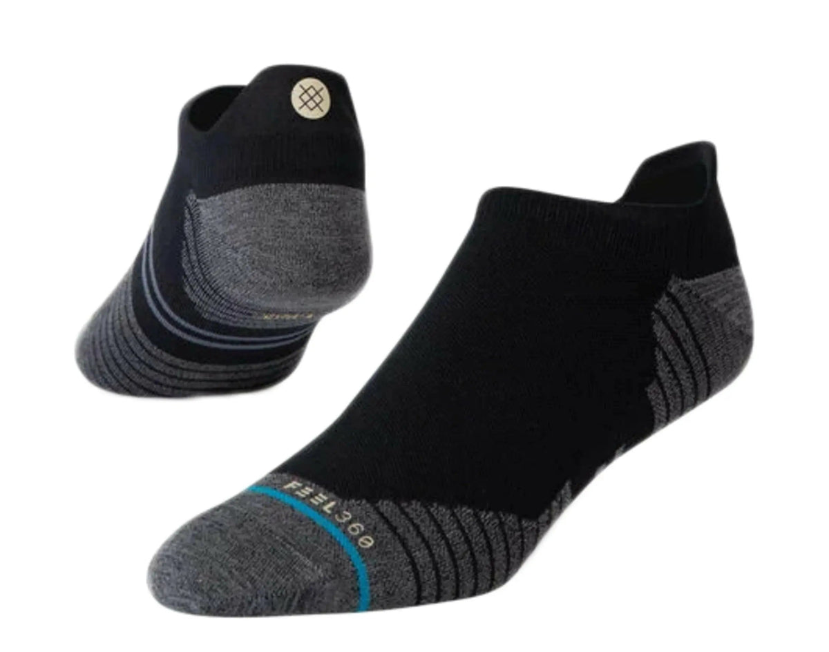 Stance Run Light Tab ST Men's Ankle Socks — Black