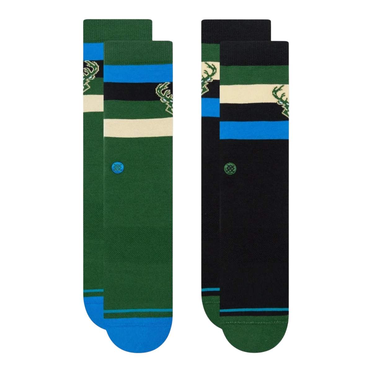Stance Bucks ST 2-Pack Men's Crew Socks — Dark Green