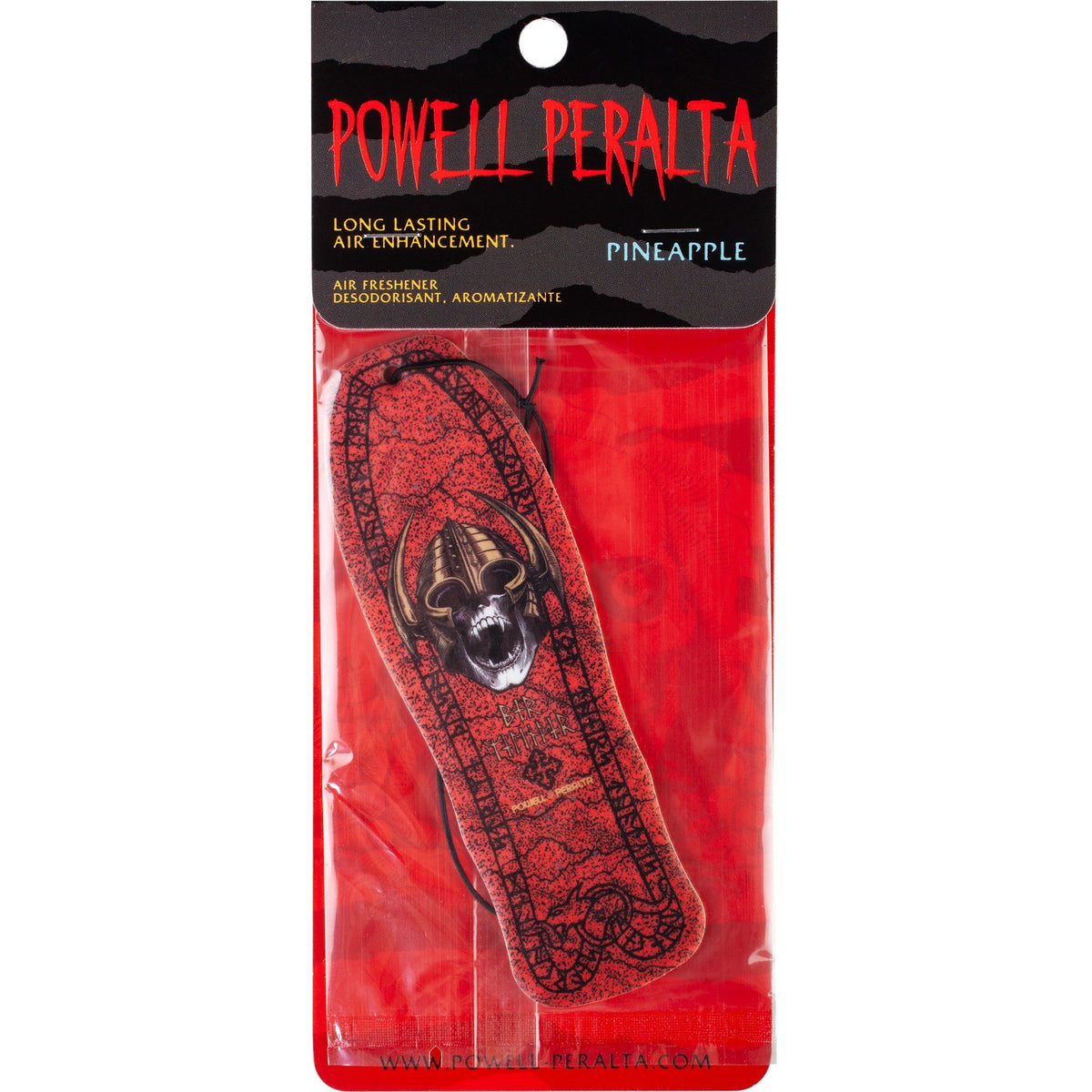 Powell Peralta Per Welinder Nordic Skull Red Air Freshener - Pineapple Scent
