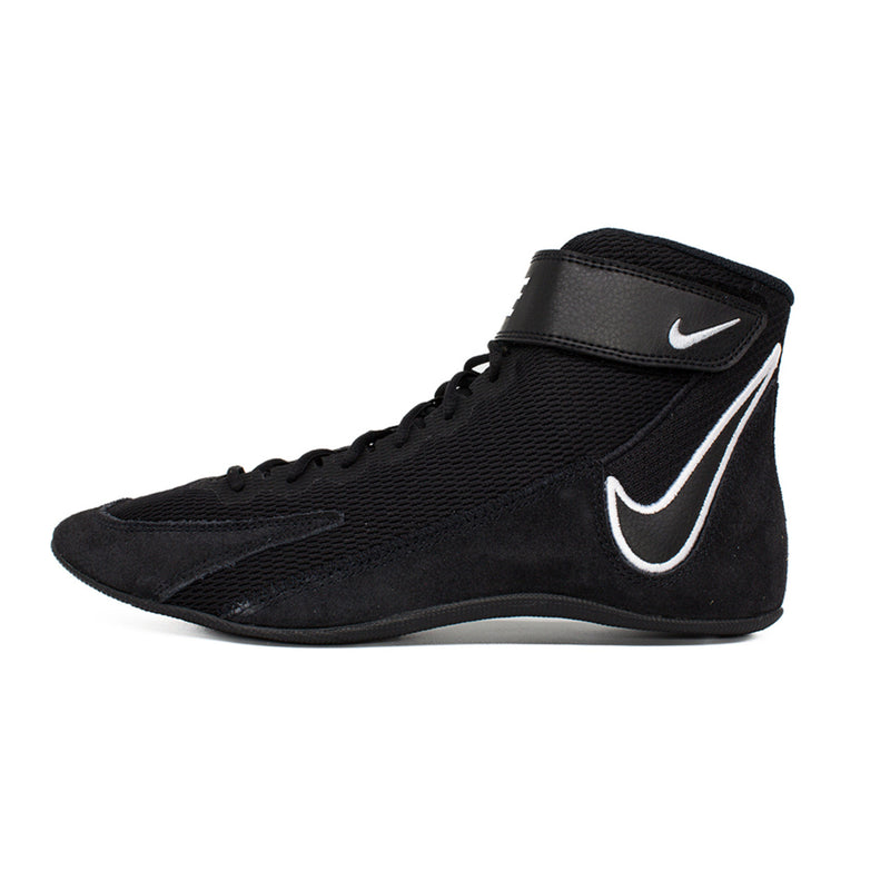 Nike Youth Speedsweep VIII GS Black/White/Grey Wrestling Shoes
