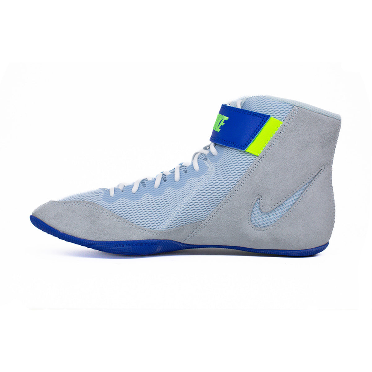 Nike Youth Speedsweep VIII GS Blue/Lime/White Wrestling Shoes