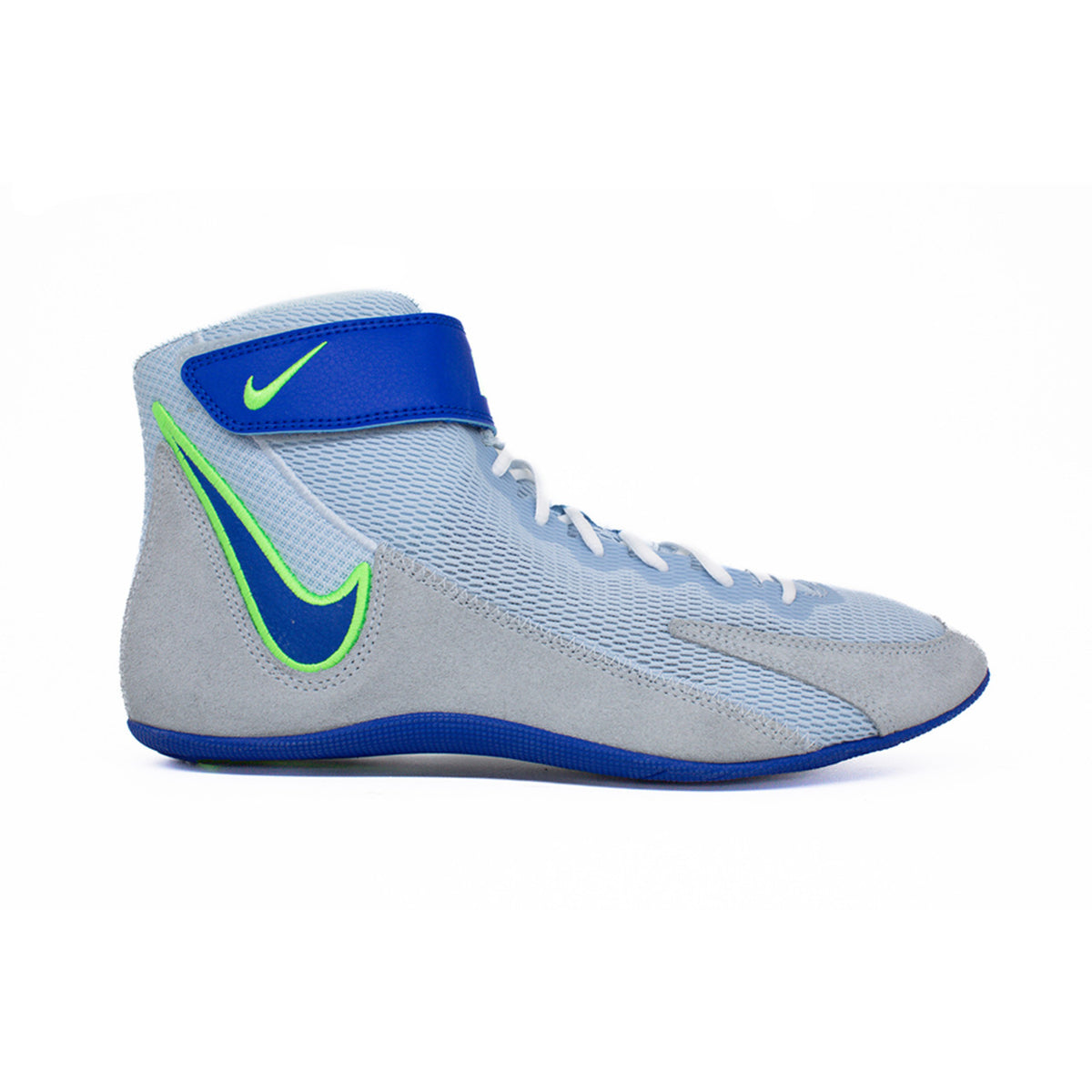Nike Youth Speedsweep VIII GS Blue/Lime/White Wrestling Shoes