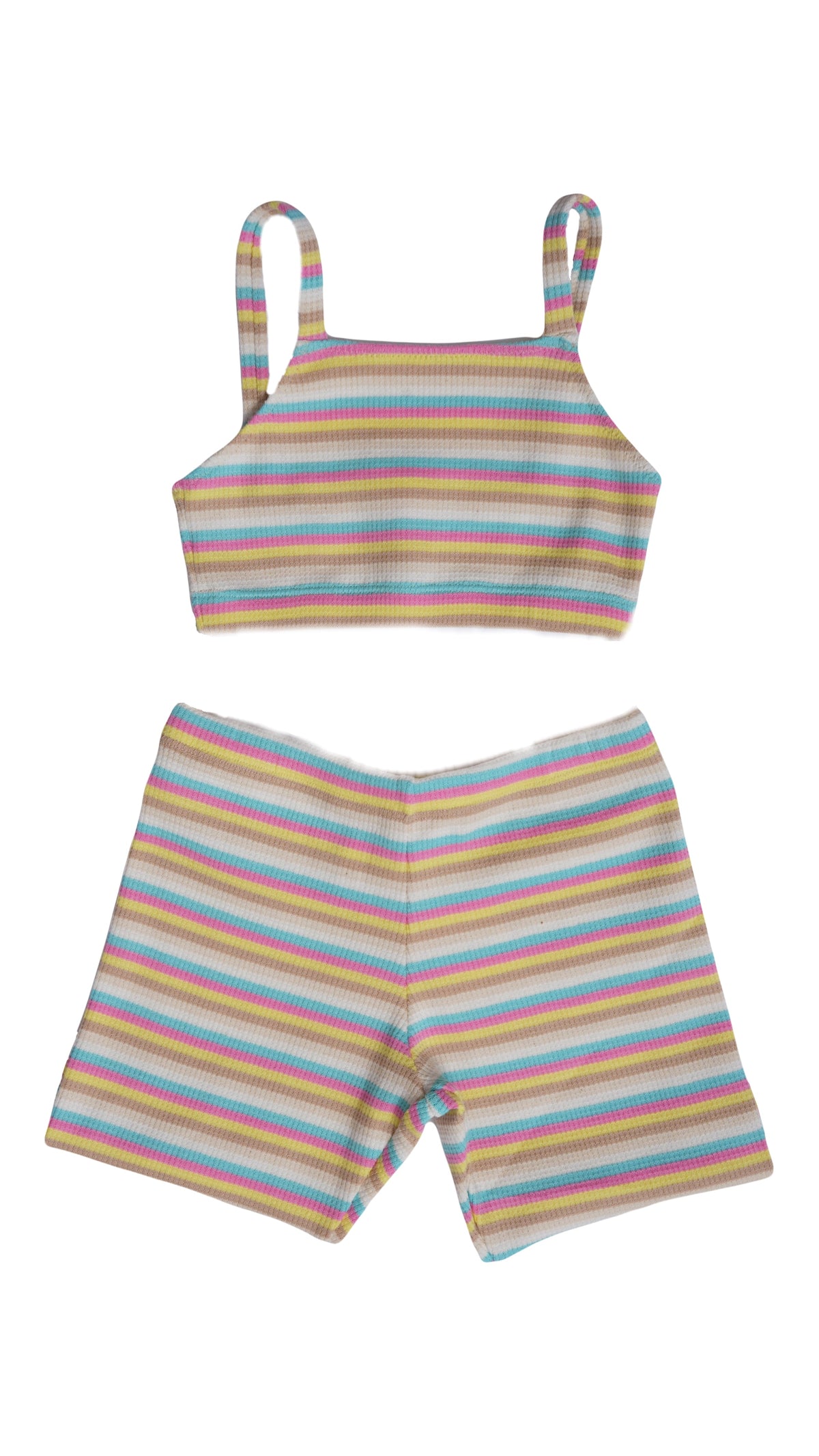 EUGENIA MULTICOLOR COVER UP TOP AND SHORTS