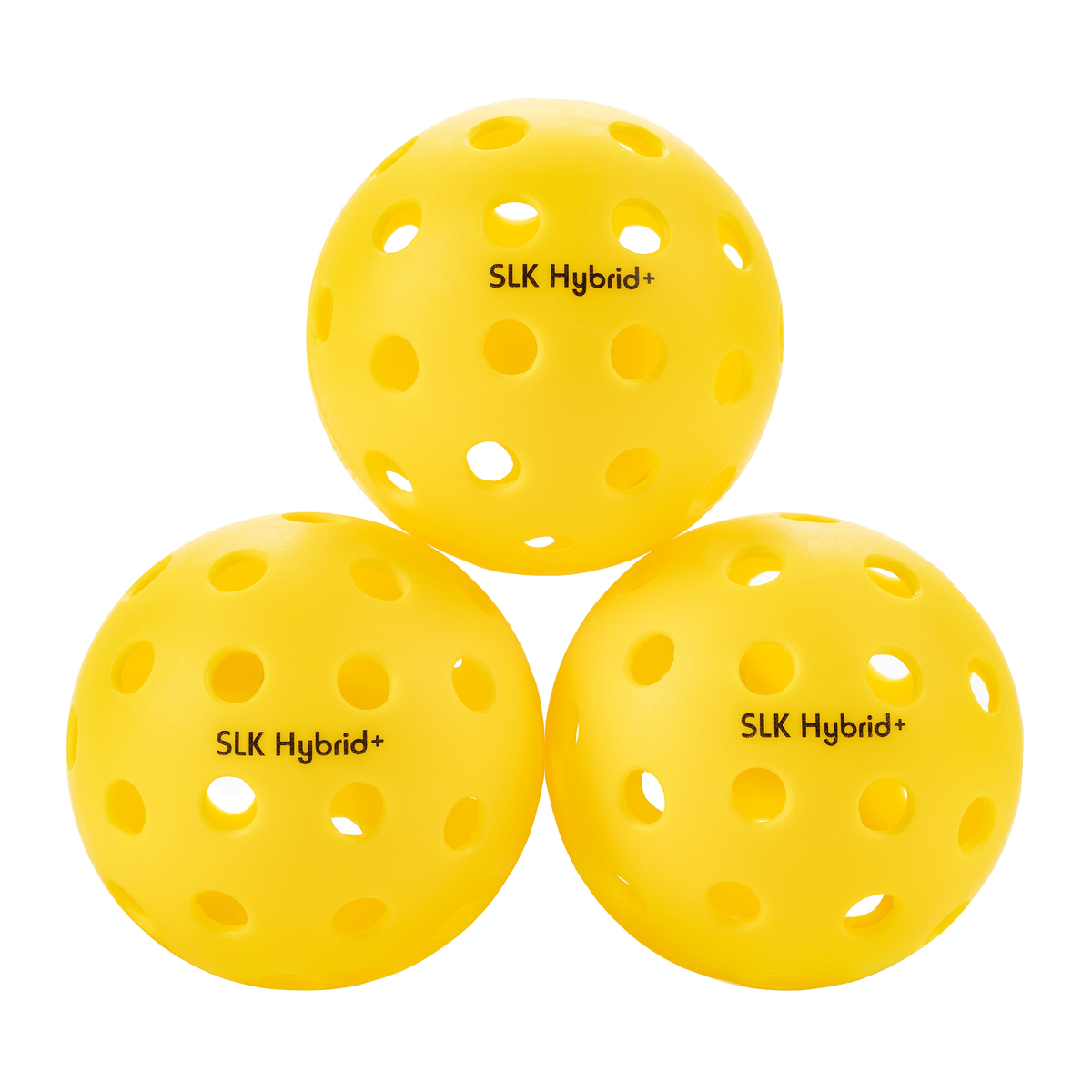Selkirk SLK Hybrid+ Pickleballs - yellow three-pack