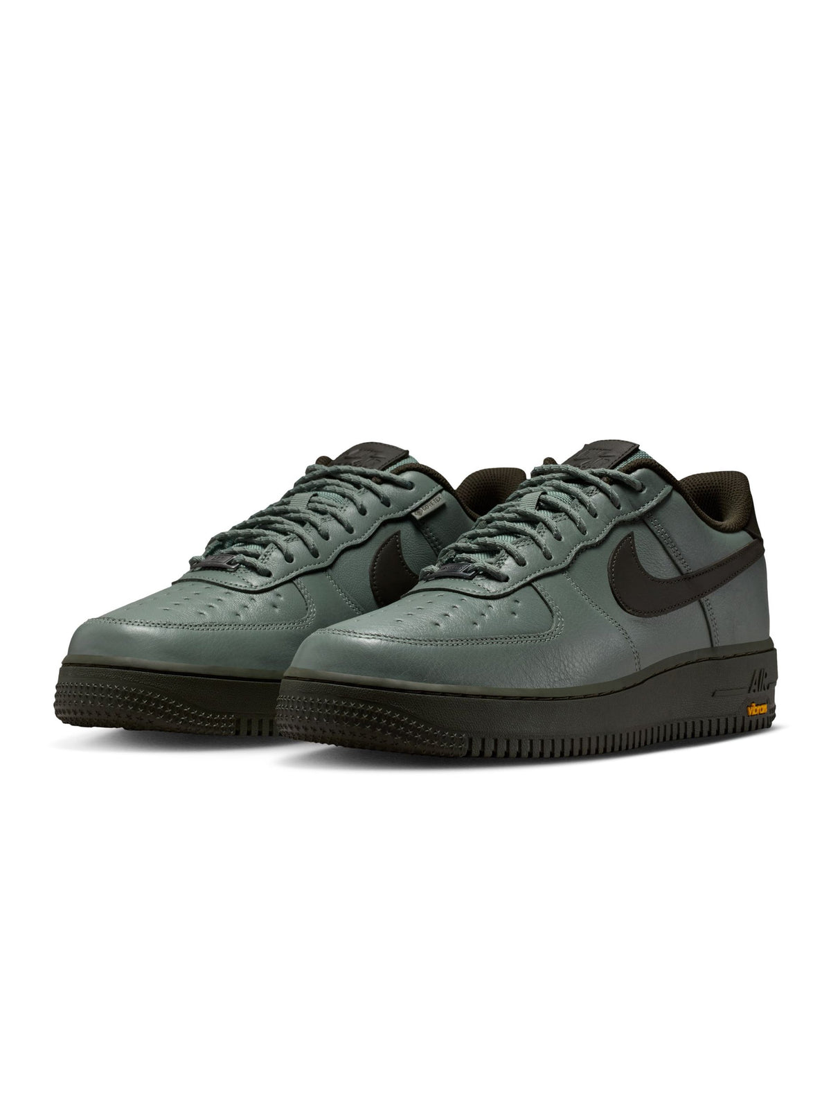 Nike Air Force 1 GORE-TEX Vibram Mens Clay Green HV5953-300, angled pair