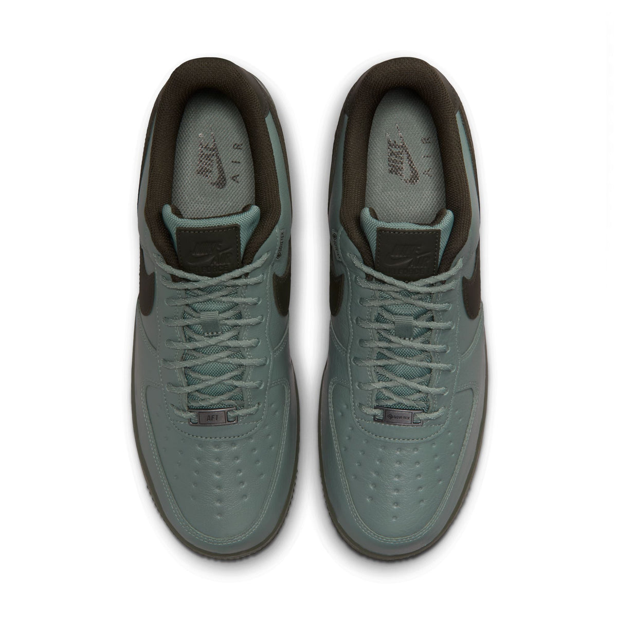 Nike Air Force 1 GORE-TEX Vibram Mens Clay Green HV5953-300, top pair