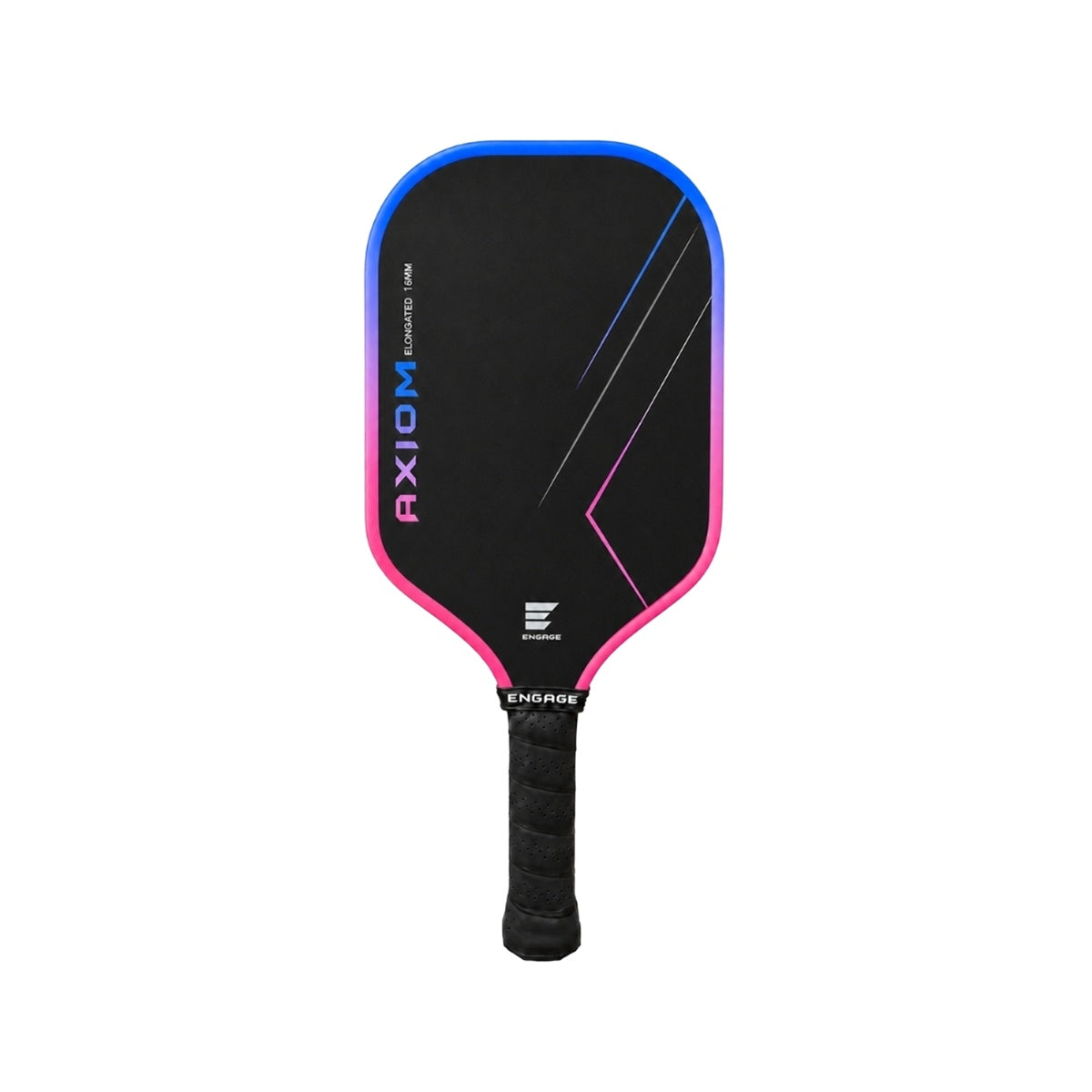 Engage Axiom Elongated Pickleball Paddle in Fusion Sunset - front view