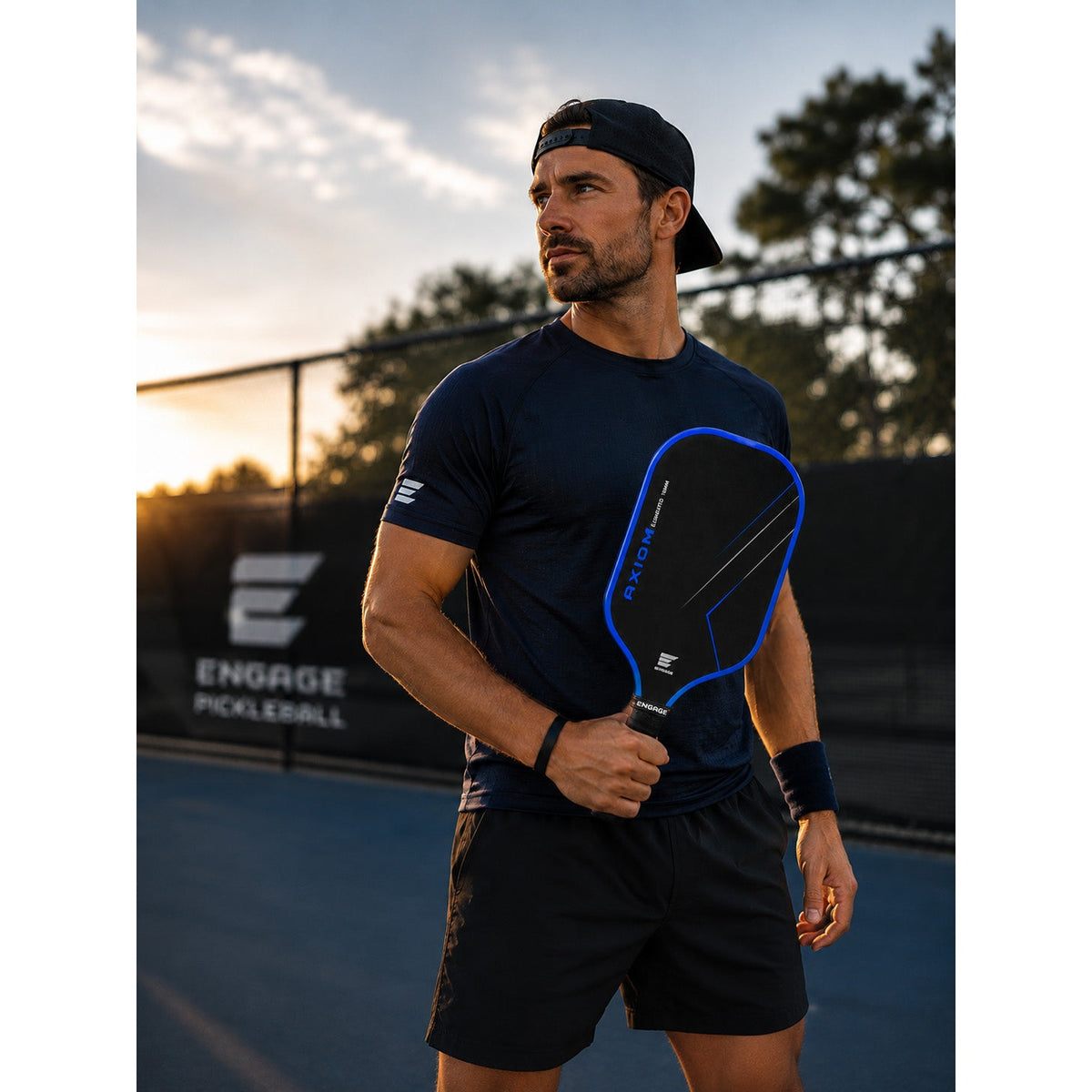 Engage Axiom Elongated Pickleball Paddle - lifestyle