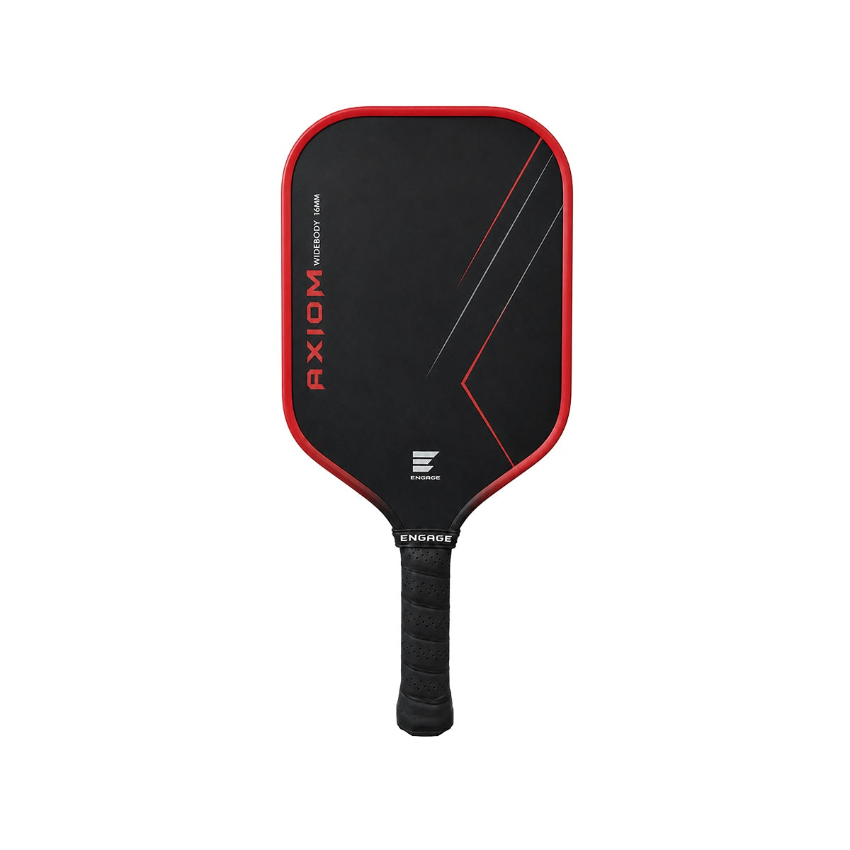 Engage Axiom Widebody Pickleball Paddle in Red Flare - front view