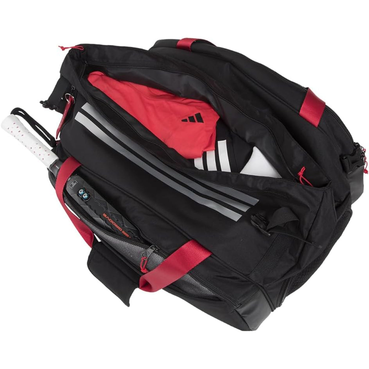 Adidas Multigame Black and Red 3.4 Racket Bag