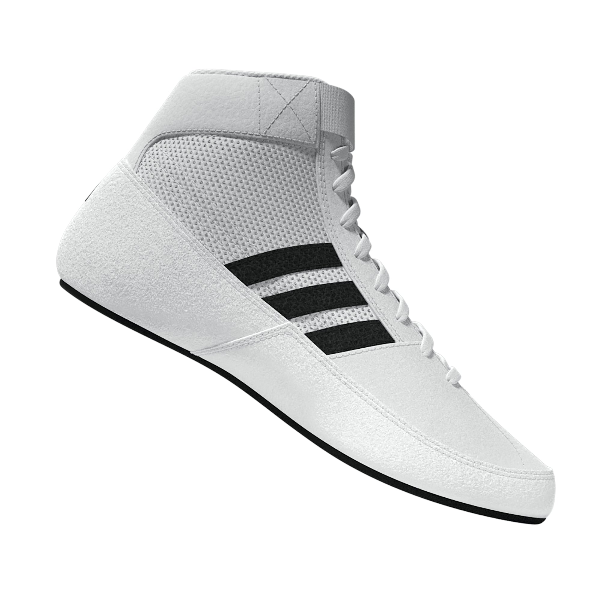 Adidas HVC 2 Youth White Black Wrestling Shoes, Athletic Apparel