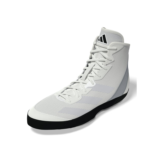 Adidas Adizero White/Silver/Black Wrestling Shoes