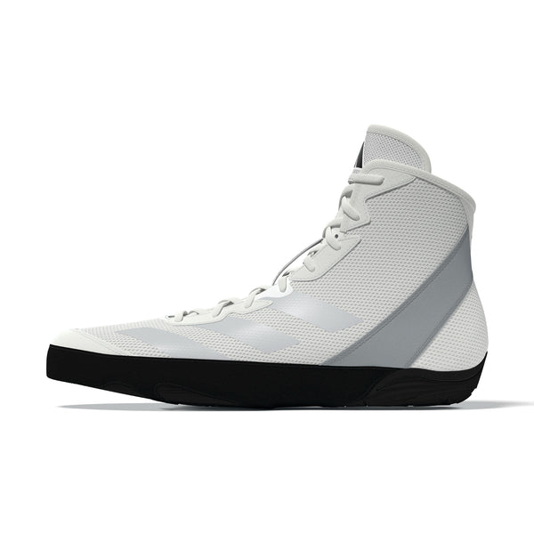 Adidas Adizero White/Silver/Black Wrestling Shoes