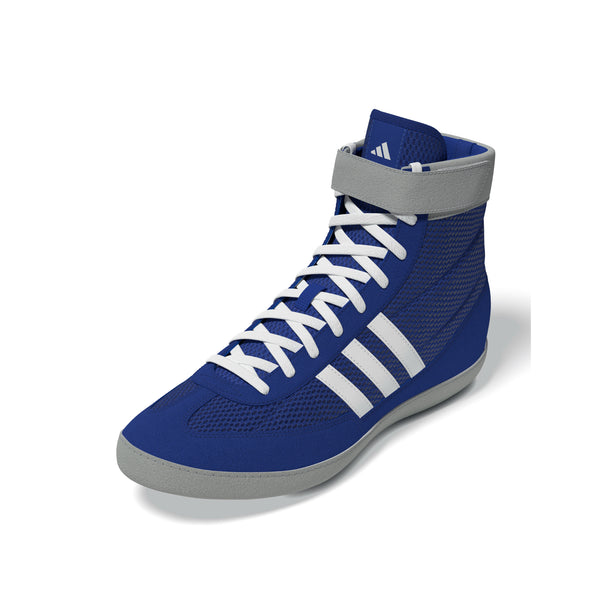 Adidas Combat Speed 4 Royal White Grey Wrestling Shoes