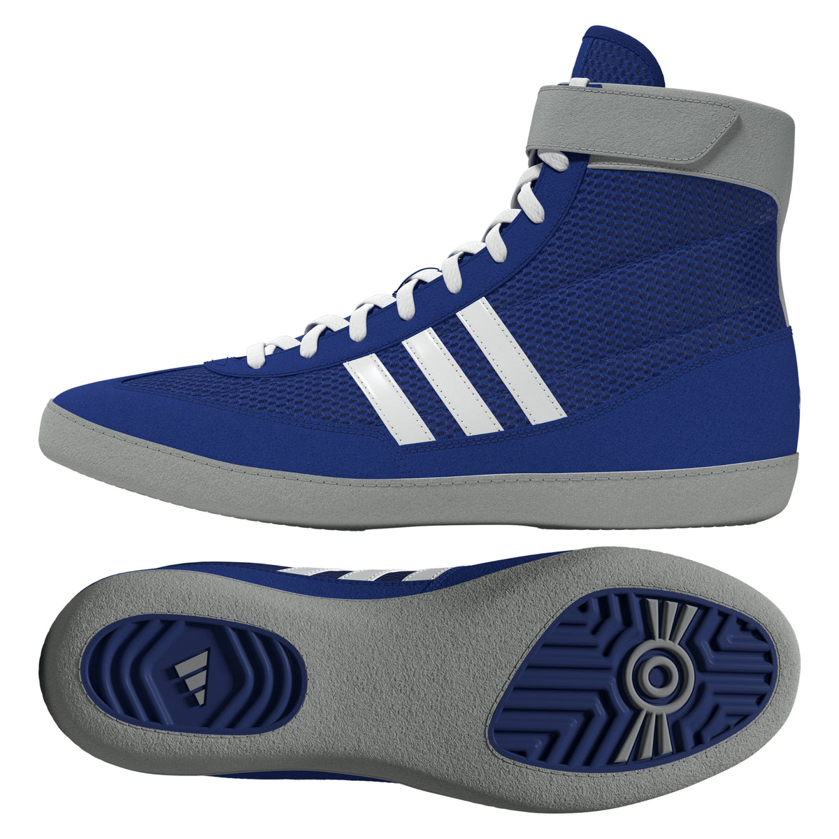 Adidas Combat Speed 4 Royal White Grey Wrestling Shoes