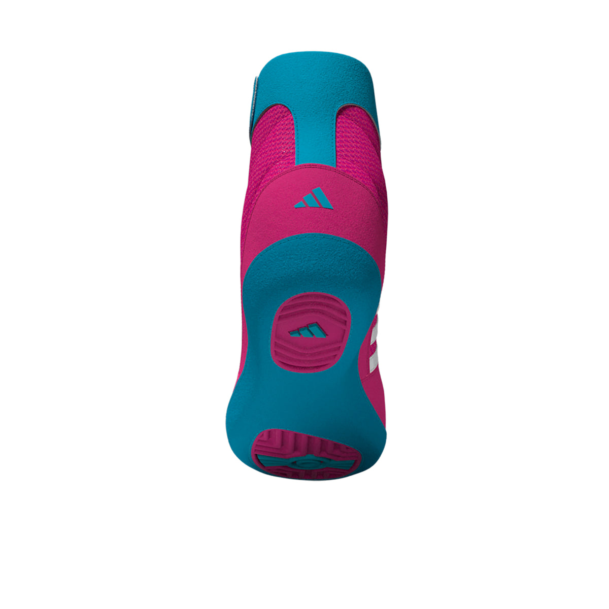 Adidas Combat Speed 4 Pink White Cyan Wrestling Shoes