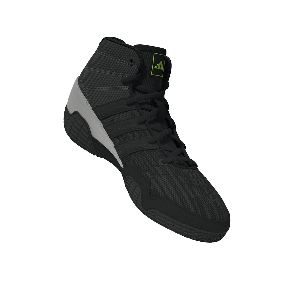 Adidas Speedex Youth Black/Grey/Solar Green Wrestling Shoes