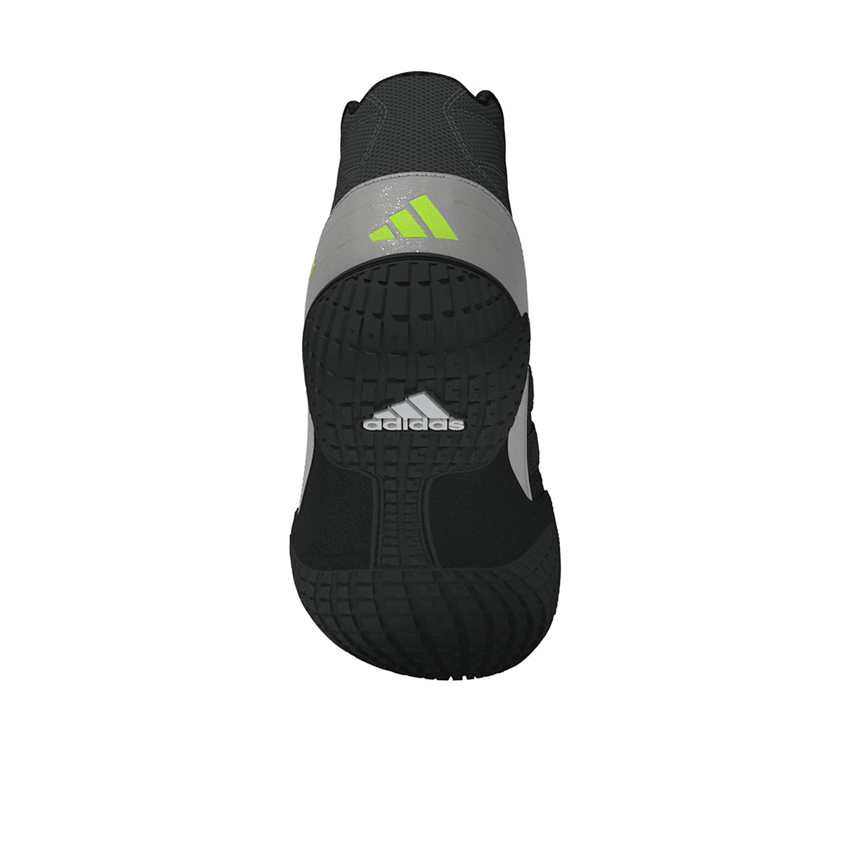 Adidas Speedex Youth Black/Grey/Solar Green Wrestling Shoes