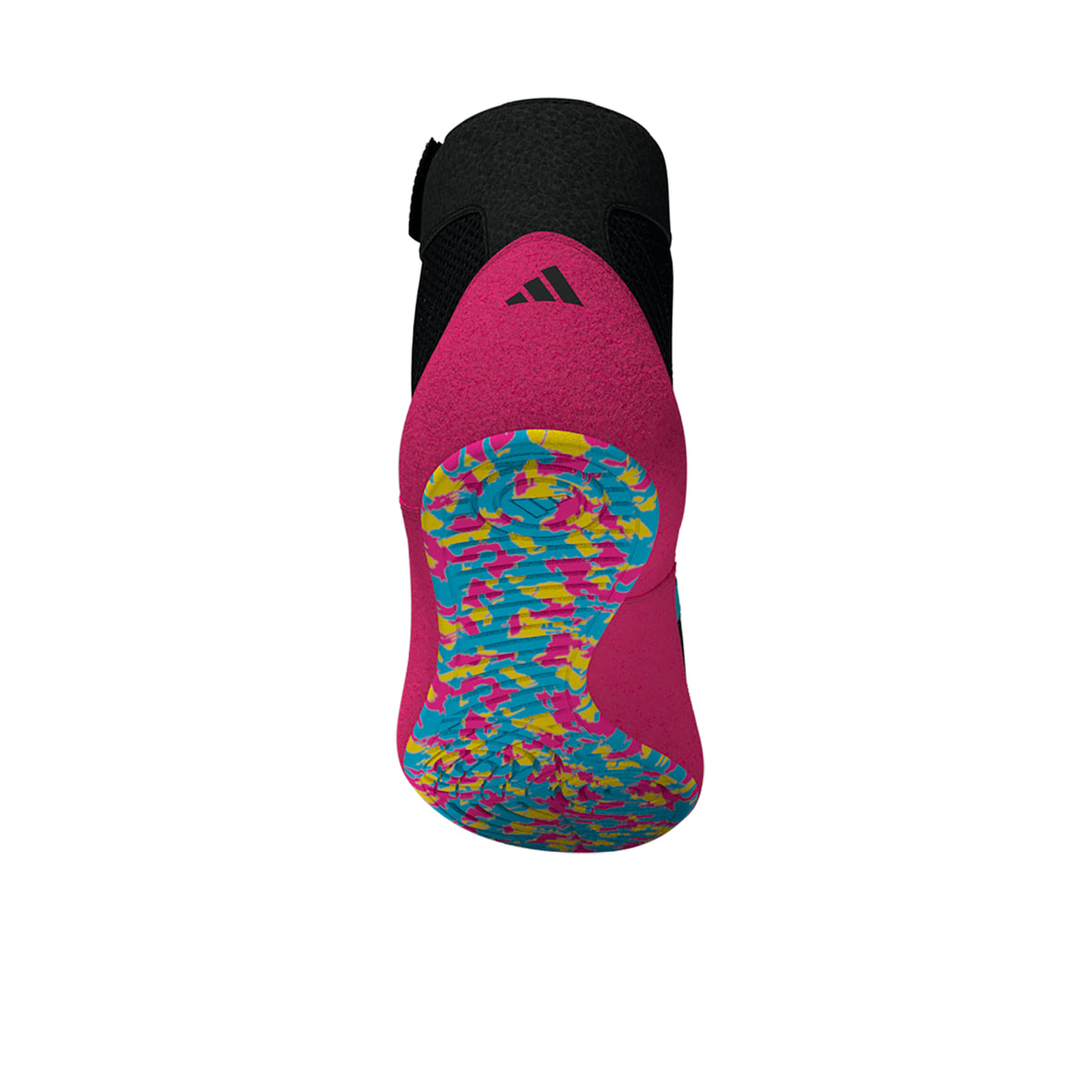 Adidas HVC 2 Black Cyan Pink Wrestling Shoes