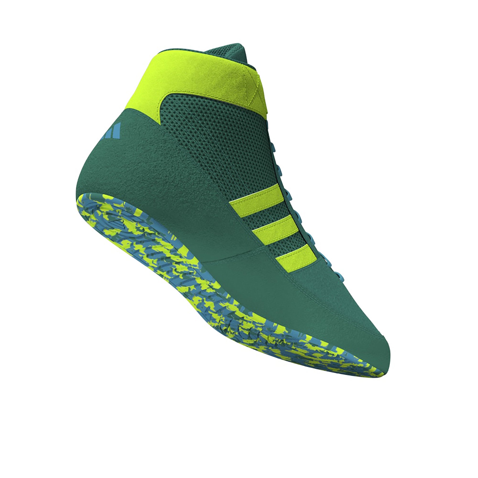 【新品未使用 】　adidas HVC2 Adidas HVC 2 Pure-Teal Solar-Green Cyan Wrestling, Athletic