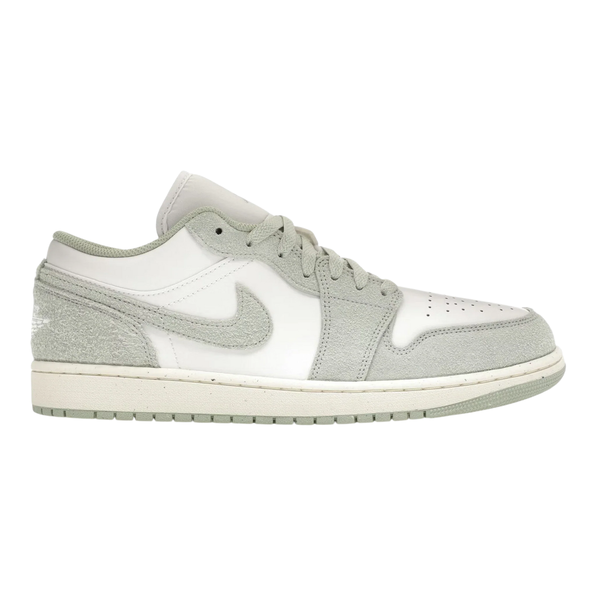 Air Jordan 1 Low SE Men's Sneakers — White/Seafoam Low-Top